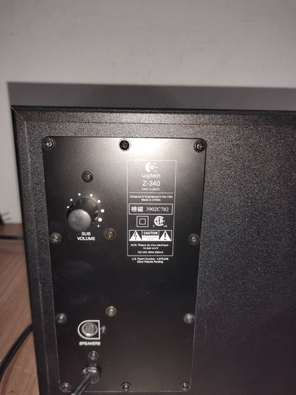 Logitech Powered Subwoofer Z-340 S-LBH51 For 2.1 Computer Speaker System