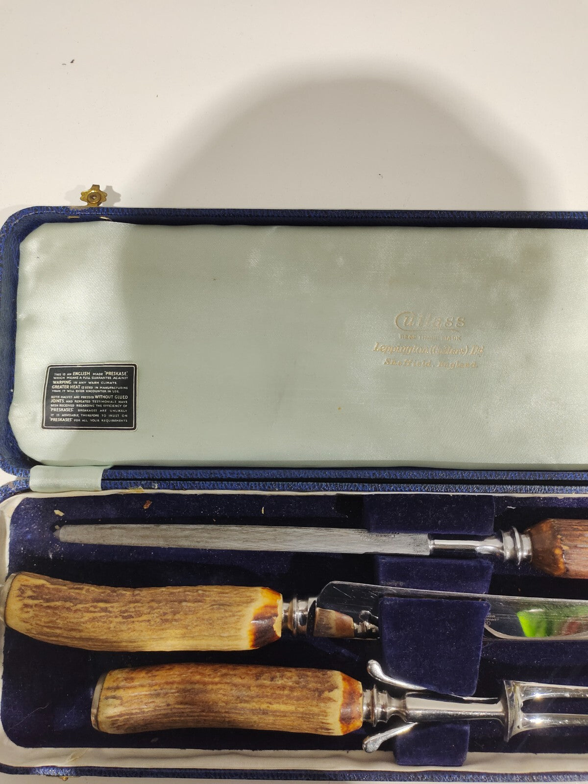 Vintage Cutlass Carving Knife Set