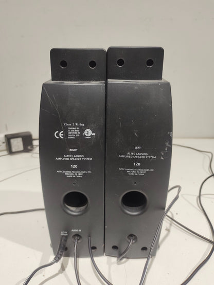 Altec Lansing Series100 Model-120 speakers with adapter