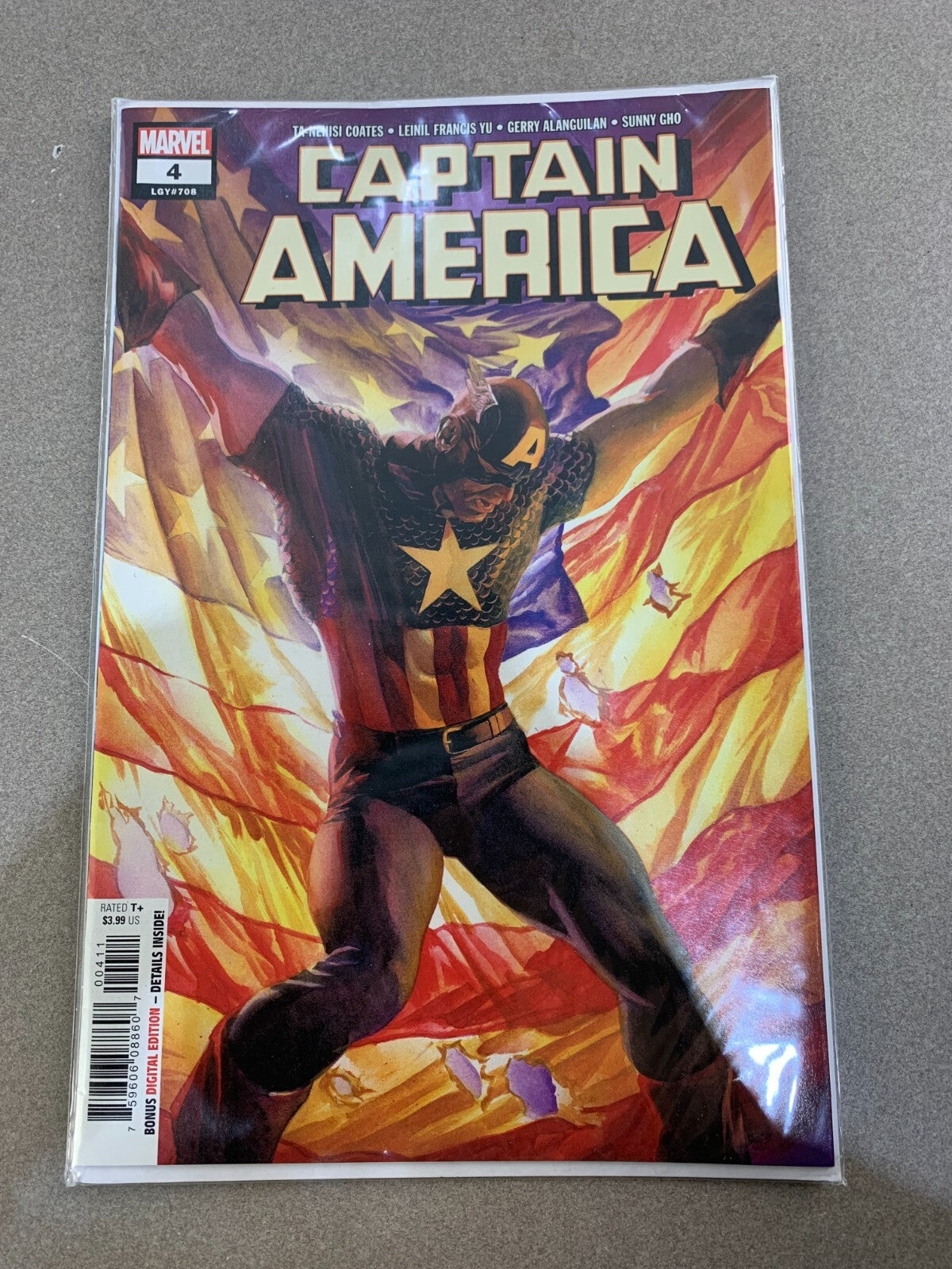 Captain America #4 Marvel Comic Book 2018 NM Coates Ross Yu