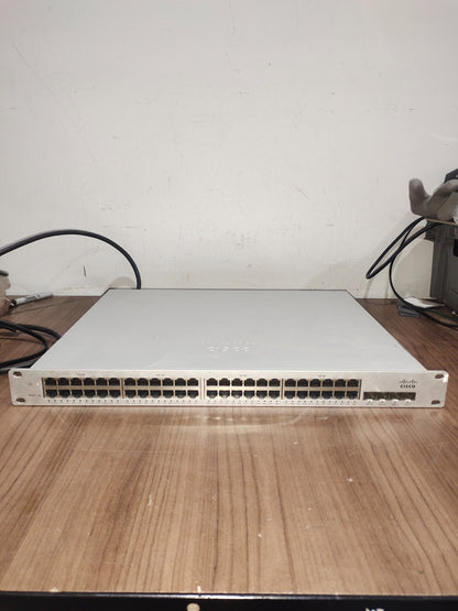 Cisco Meraki MS220-48FP-HW 48x 1GB PoE+ RJ-45 4x 1GB SFP - Switch