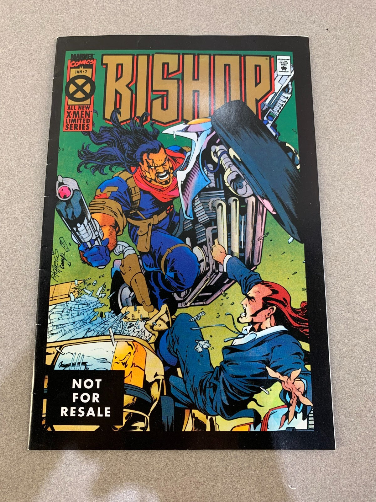 Bishop #2 –Marvel Comics (1994) Not For Resale Variant! Rare Collector’s Edition