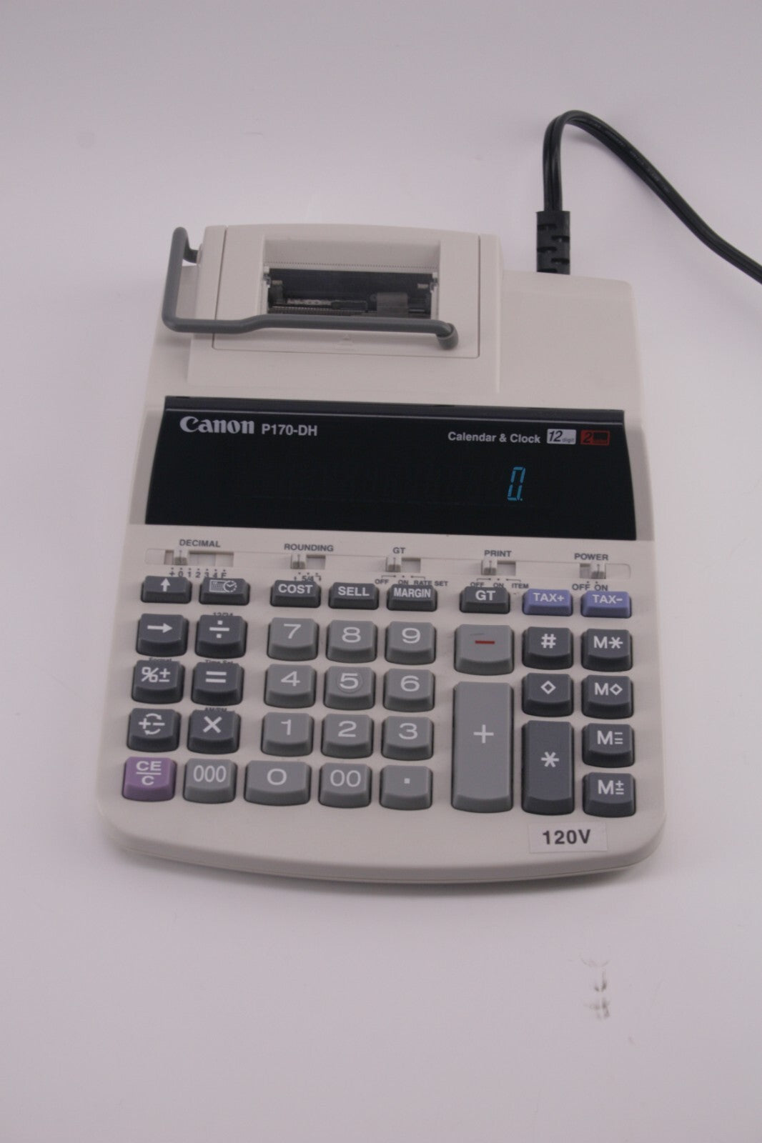 Canon P170-DH 2-Color Printing Calculator 12 Digit