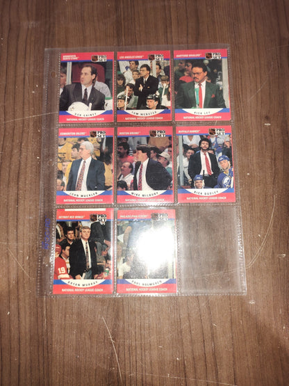 Rare Collectible NHL - Coach Cards PRO-SET - Set of 16 Cards