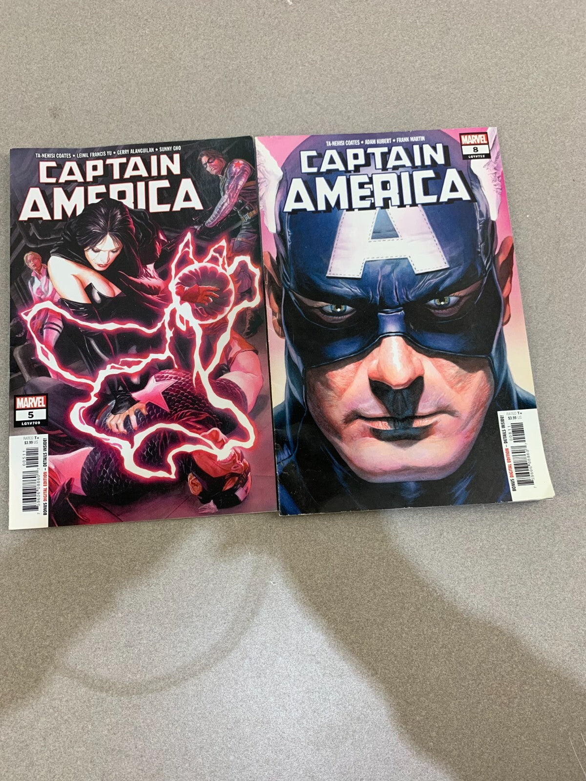 Captain America #5 & #8 (2019) Marvel Comics Alex Ross Cover VF/NM Set