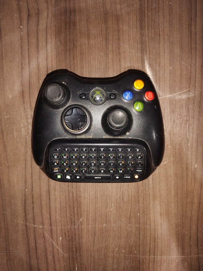Microsoft Xbox 360 Wireless Controller Black With Chatpad