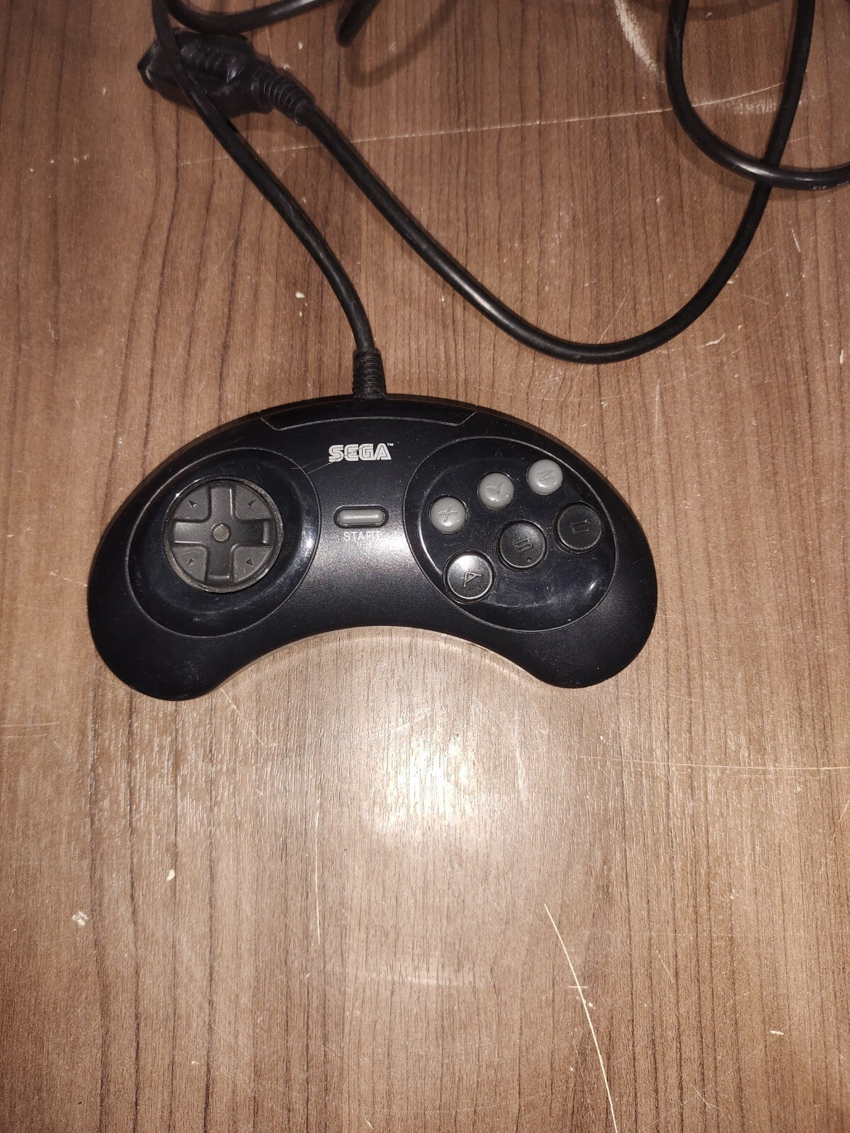 Sega Genesis Original Six 6 Button Controller OEM Model MK-1653 - 2
