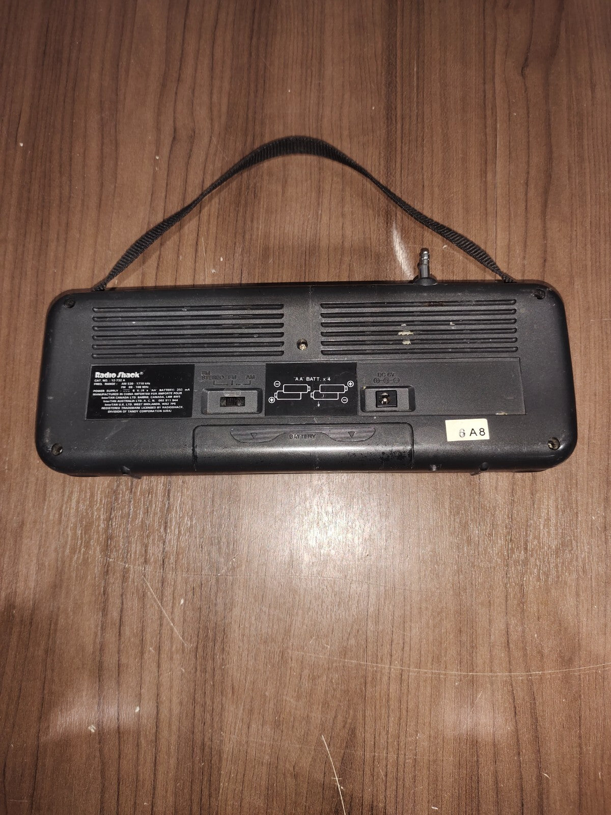 Vintage Radio Shack AM/FM Radio 12-732 A Antenna Attached Sharp & Clean