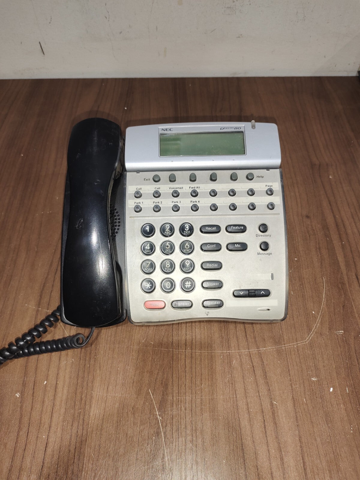 NEC DTH-16D-2(BK)TEL 780575 Dterm 80 Telephone Business Phone Silver - 6