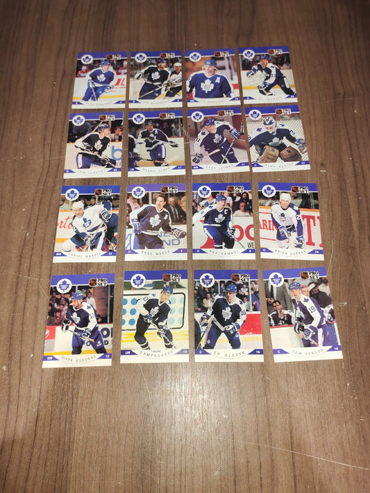 Rare Collectible NHL - Toronto Maple Leafs Cards PRO-SET - Set of 16 Cards