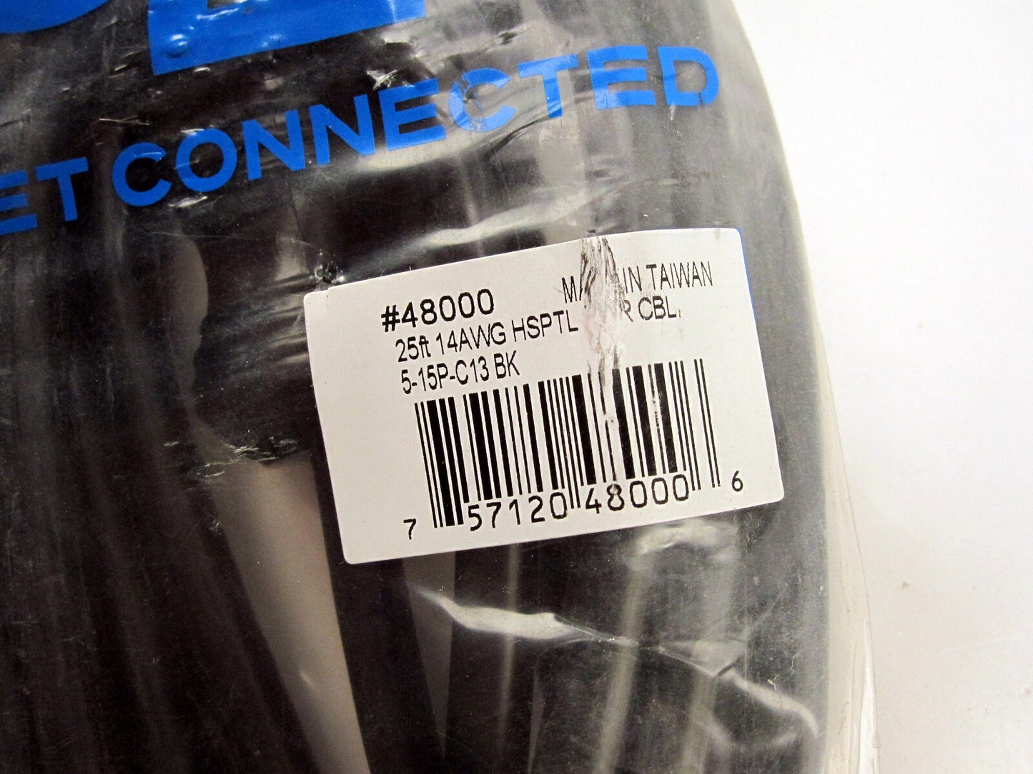 C2G 25ft 14AWG HSPTL 5-15P-C13 BK