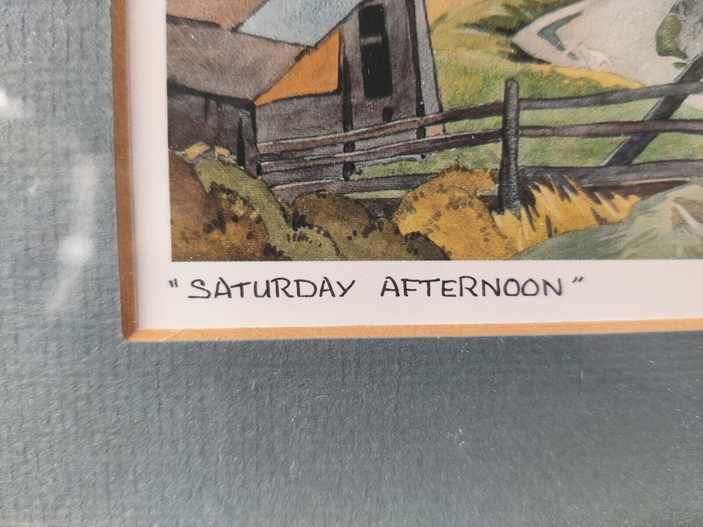 A. J. Casson Framed Art Print "Saturday Afternoon"