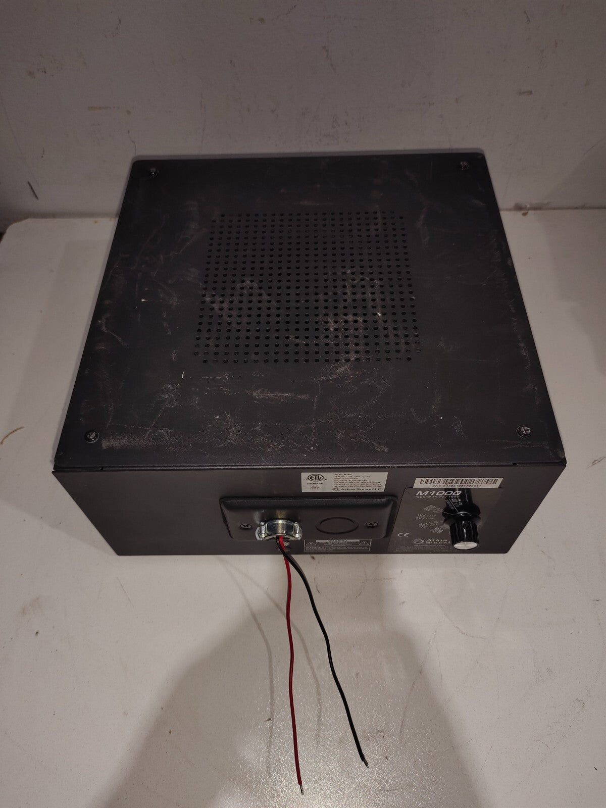 Intertek M1000 speaker C10A ATLAS SOUND