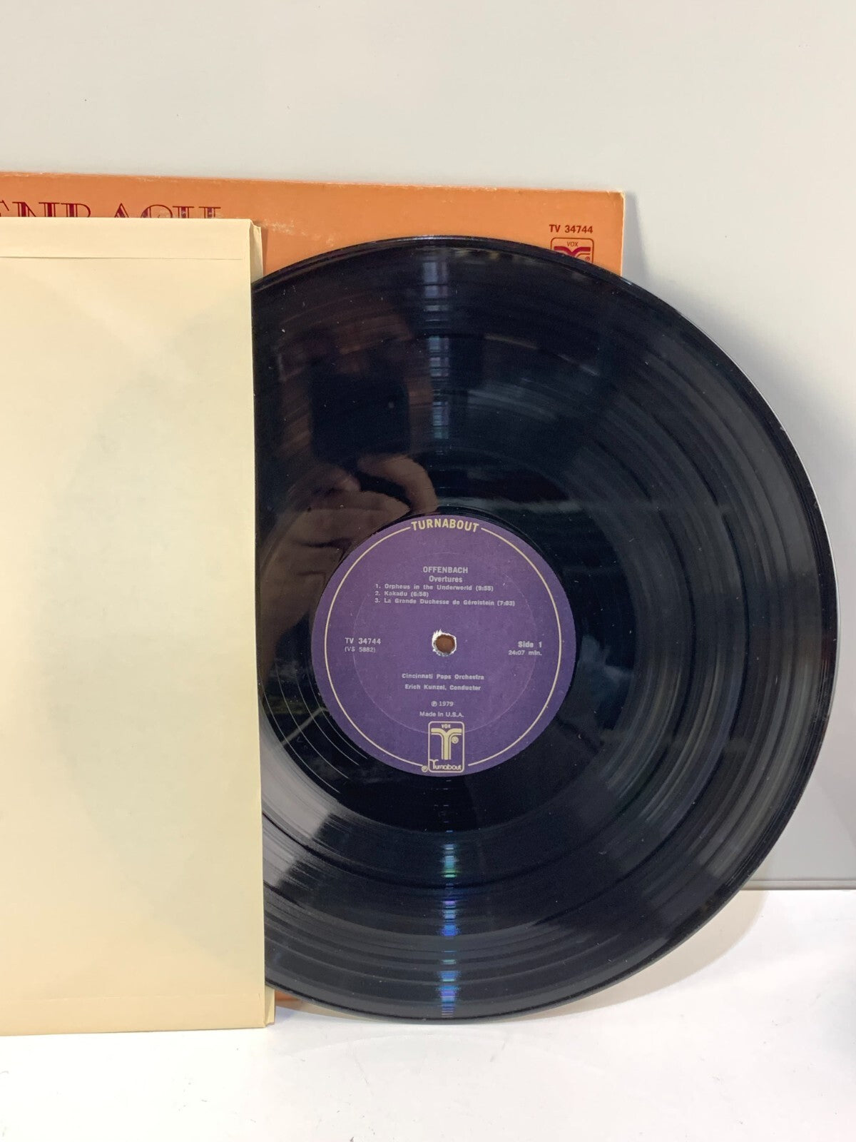 Cincinnati Pops Orch, Erich Kunzel – Offenbach Overtures (Turnabout – TV 34744)