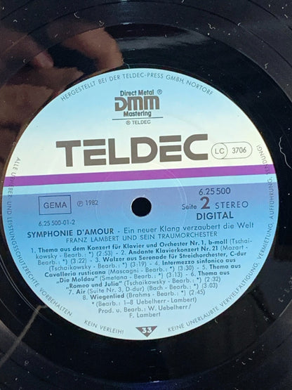 Franz Lambert Und Sein Traumorchester - Symphonie D Amour - Autographed