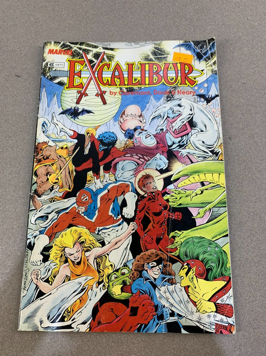 Excalibur Special Edition #1 Marvel 1987 Newsstand No Price Variant VG