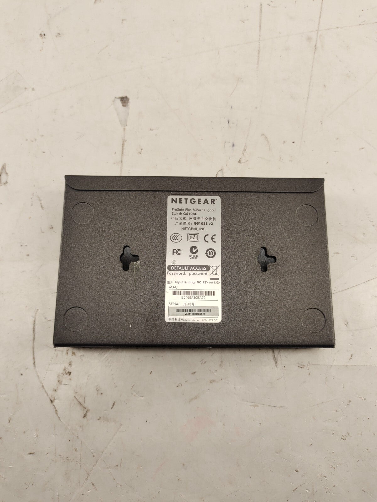 Netgear GS108E ProSafe Plus 8 Gigabit Ethernet Switch
