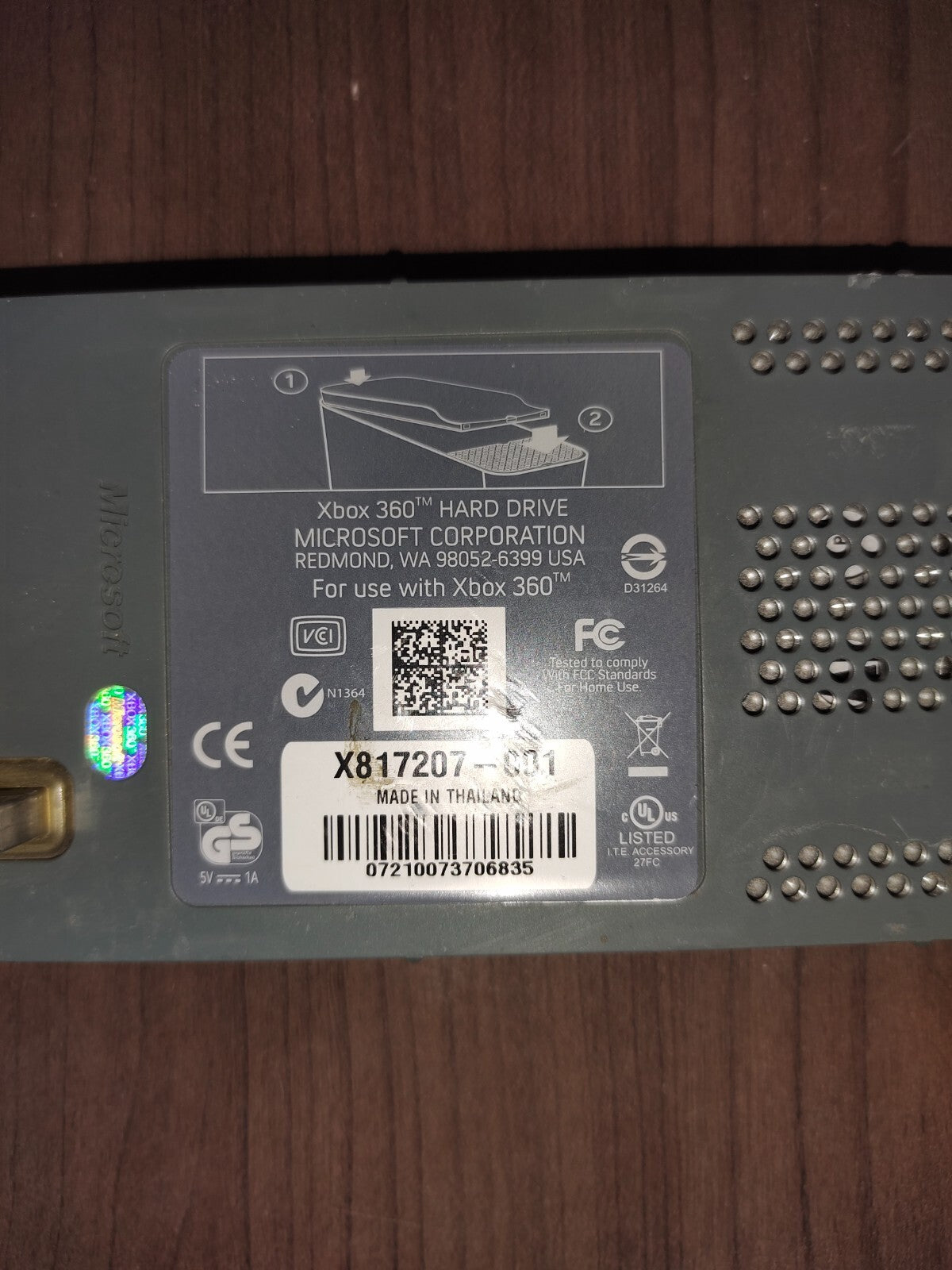 Xbox 360 Original 60GB OEM HDD Hard Drive