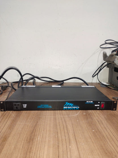 Middle Atlantic Products PD-915R-PL 15 Amp 9 Outlet Surge Protection Power Strip