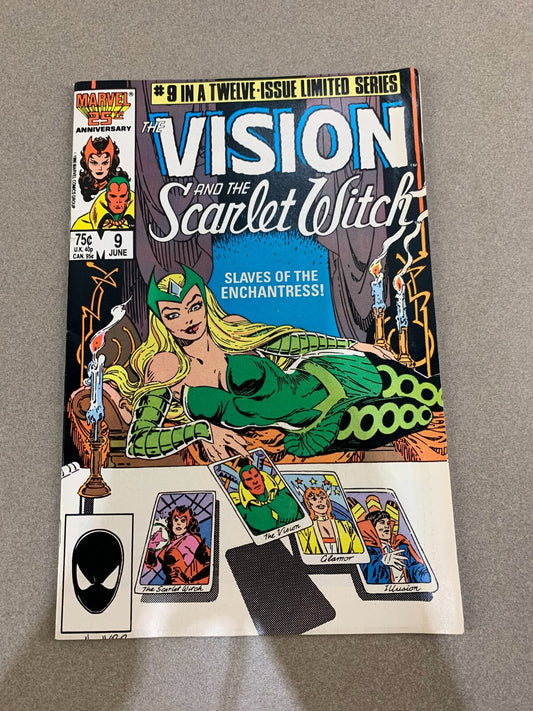 Vintage Marvel Comics Limited Series Vision And The Scarlet Witch # 9 June 1986
