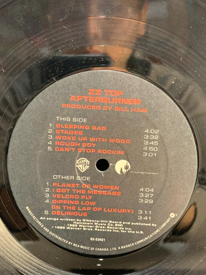 ZZ Top ♫ Afterburner ♫ Rare 1985 Warner Bros. Vinyl LP