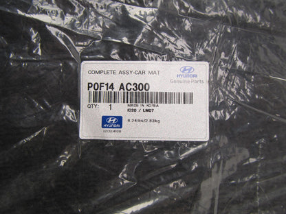 Hyundai 2023 Tucson Carpet Floor Mats (Black) - Front & Rear For PHEV P0F14AC300