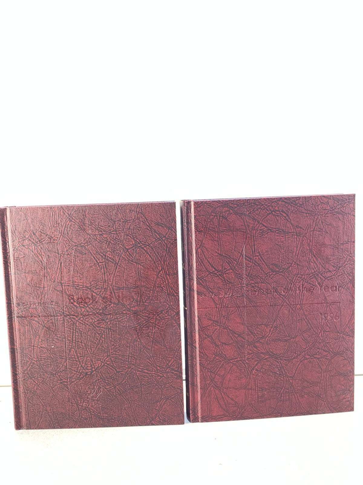 Vintage Encyclopedia Britannica Book Year Lot Set Of 2 - 1997 & 1996