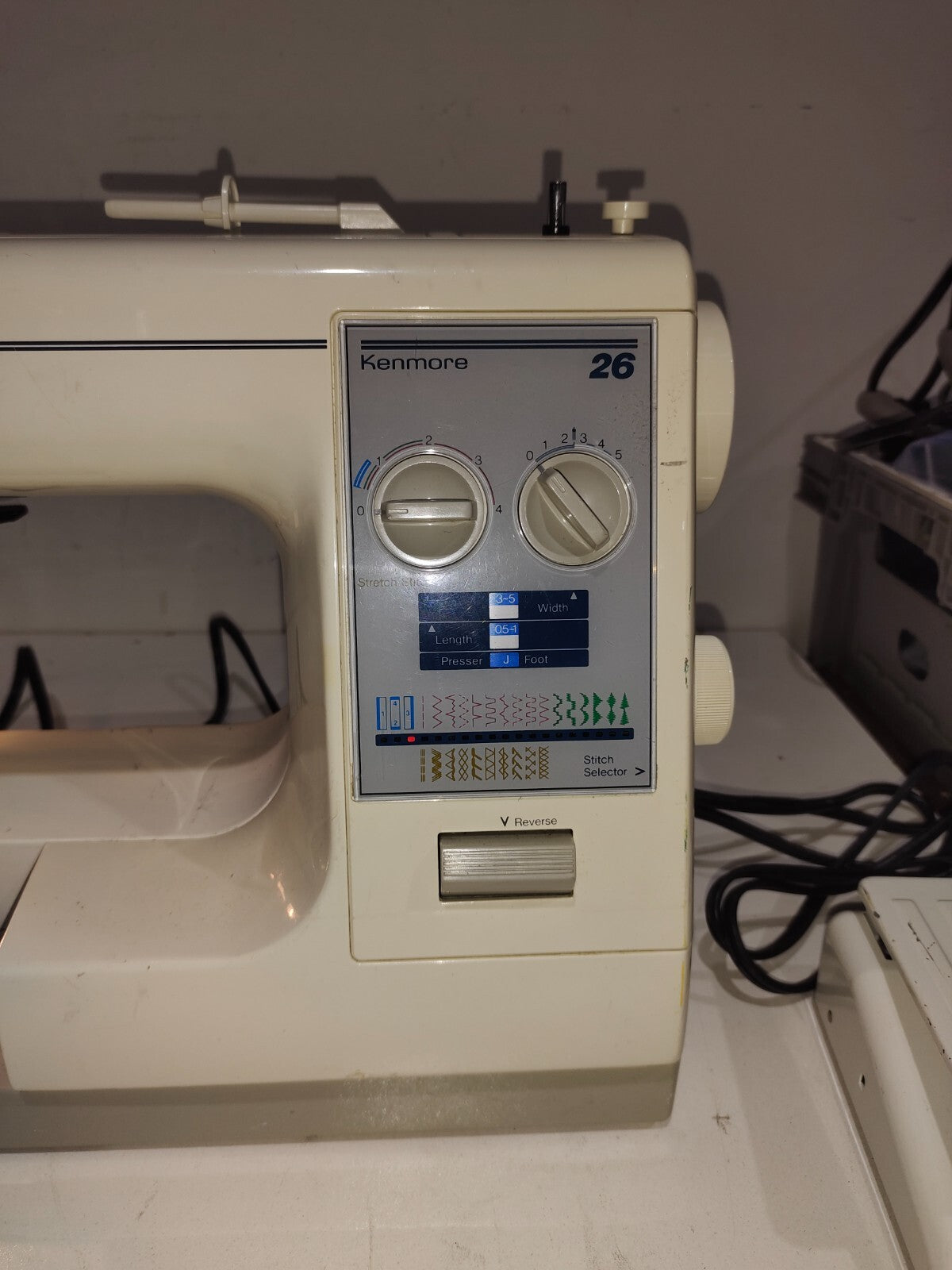 Vintage Kenmore 26 Sewing Machine Zig Zag Cam Slot & Pedal