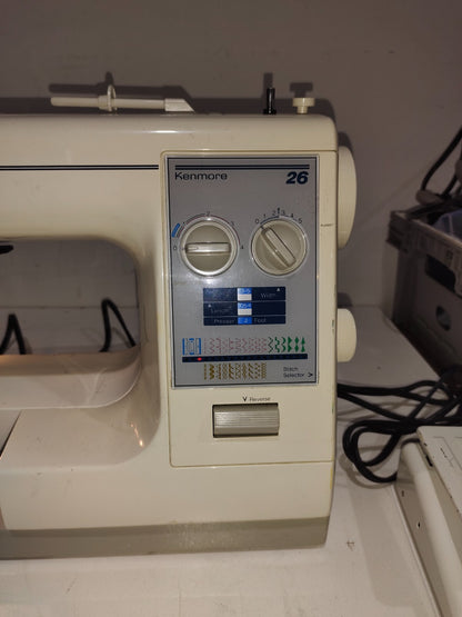 Vintage Kenmore 26 Sewing Machine Zig Zag Cam Slot & Pedal