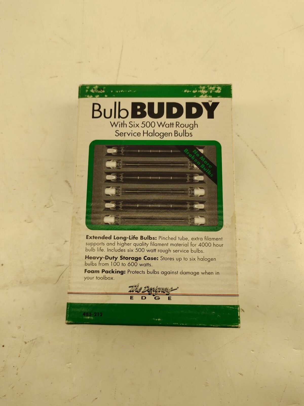 Bulb Buddy Storage Case for 6- 500 Watt 110-130v Halogen Bulb Hard Case