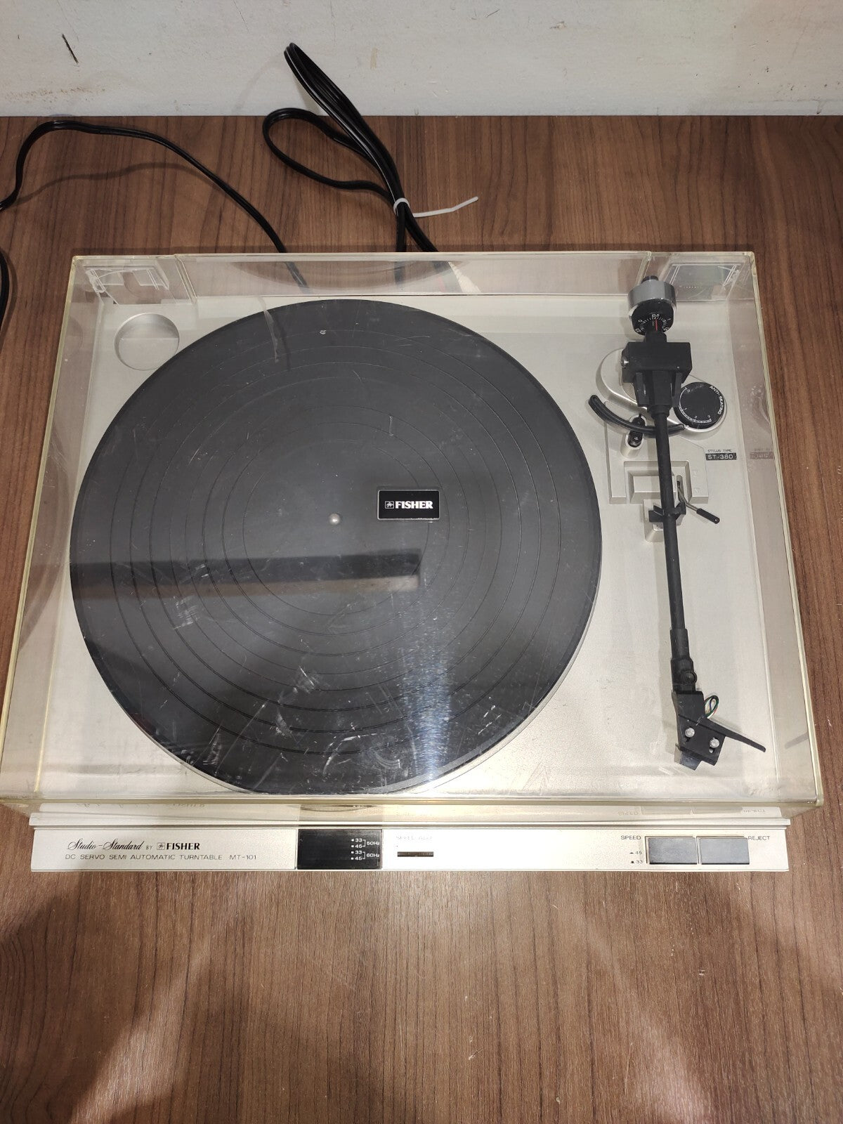 FISHER MT-101 TURNTABLE - Untested