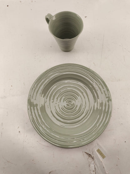 Portmeirion Sophie Conran Porcelain 4 pc. Dinnerware Place Setting in Grey