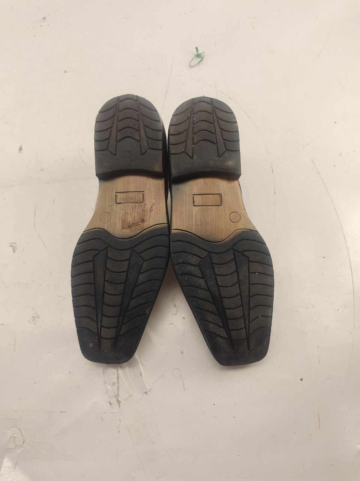 Delgard Leather Brown Slip On Shoes Size US - 8