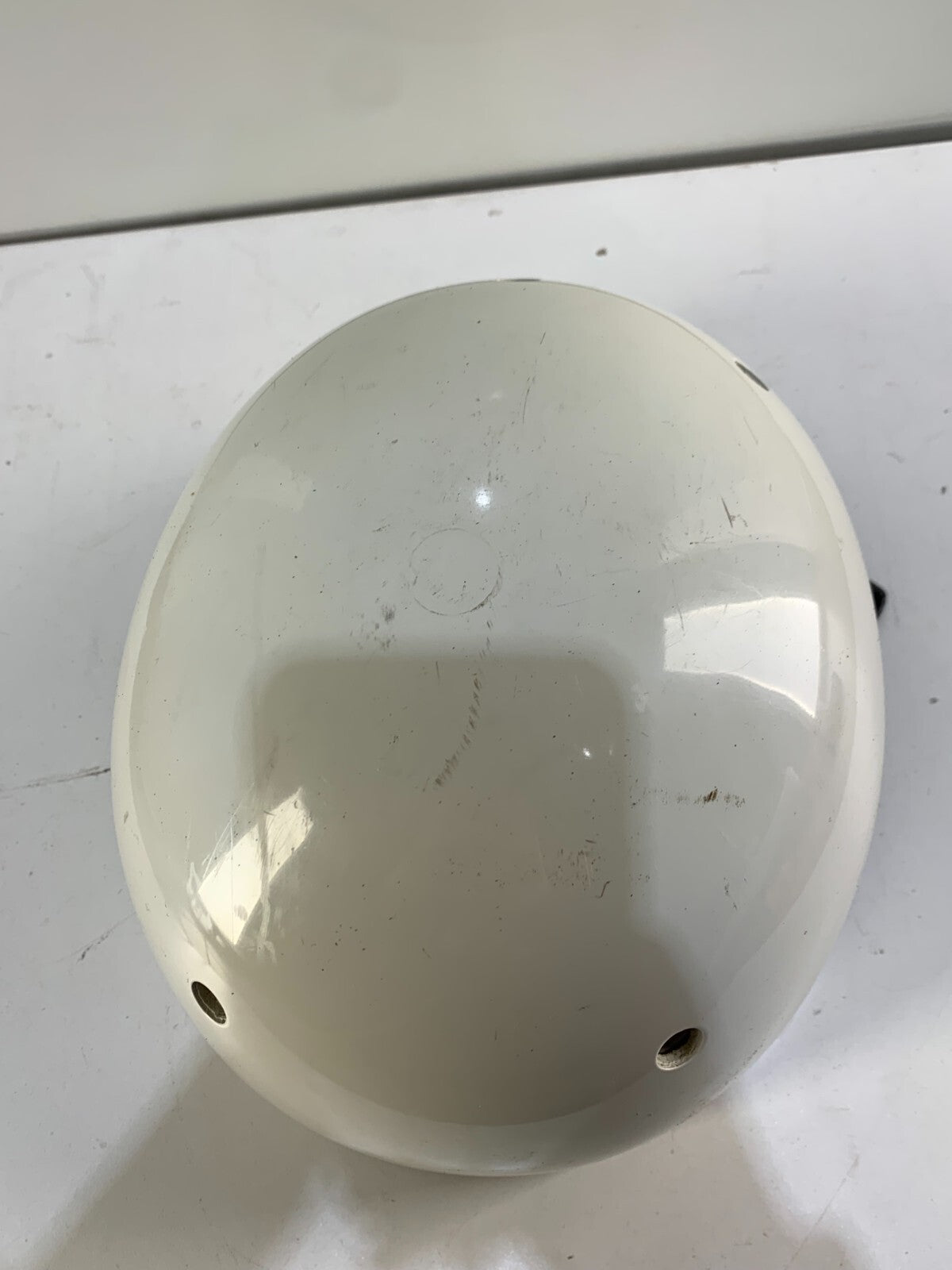 White protector Helmet 7 1/8 INTERNATIONAL RIDING HELMETS LTD