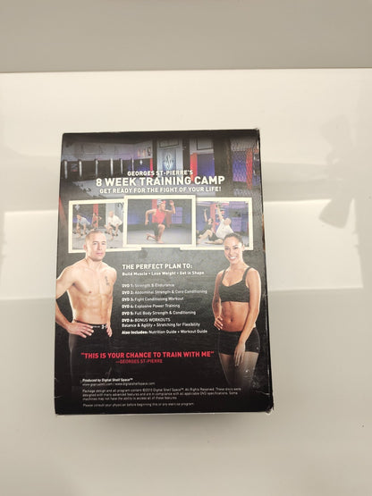 George St Pierre Rushfit 6 DVD Set Train Like A Champion MMA Fighting Workout
