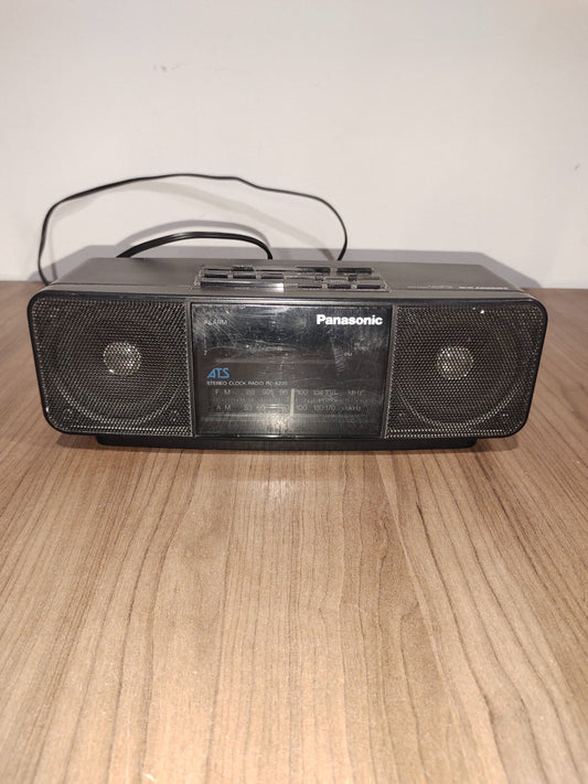 Panasonic RC-X220 Alarm Clock Radio AM/FM Audio Input Vintage