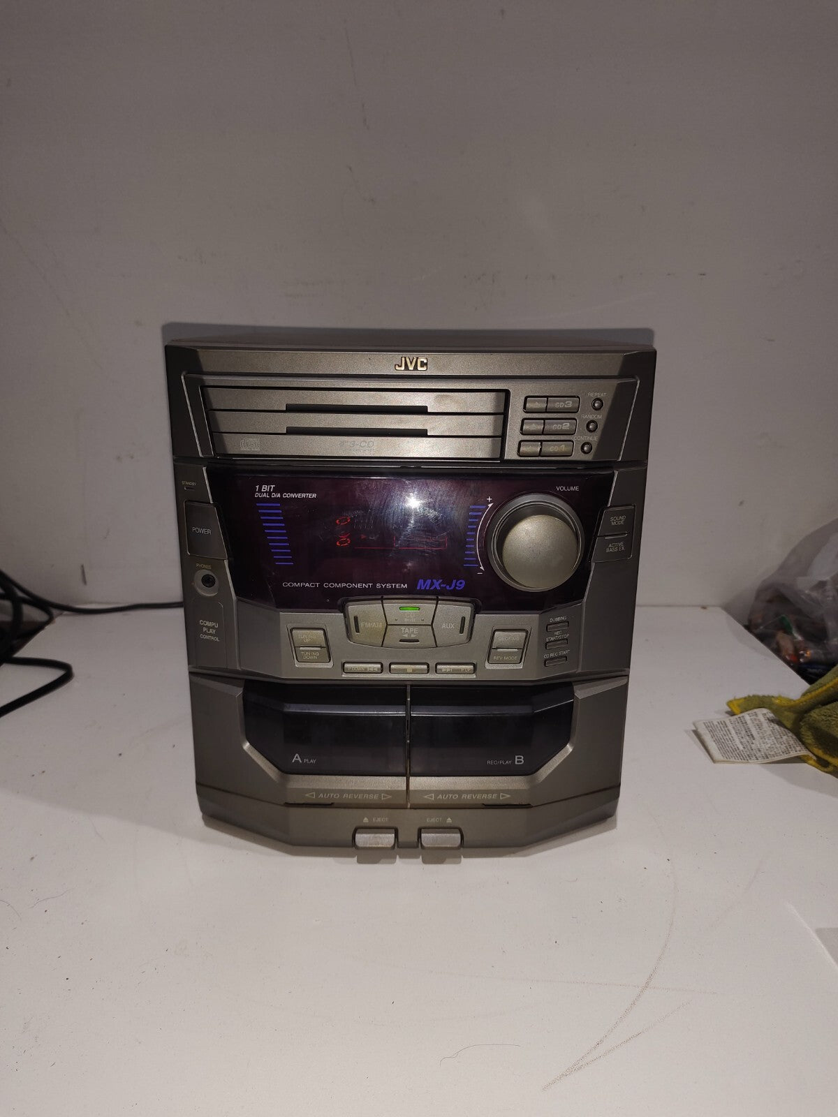 JVC MX-J9 3 CD Changer/Dual Deck Receiver