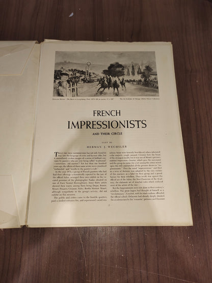 Vintage Rare Collectible - An Abrams Art Book - French Impressionists