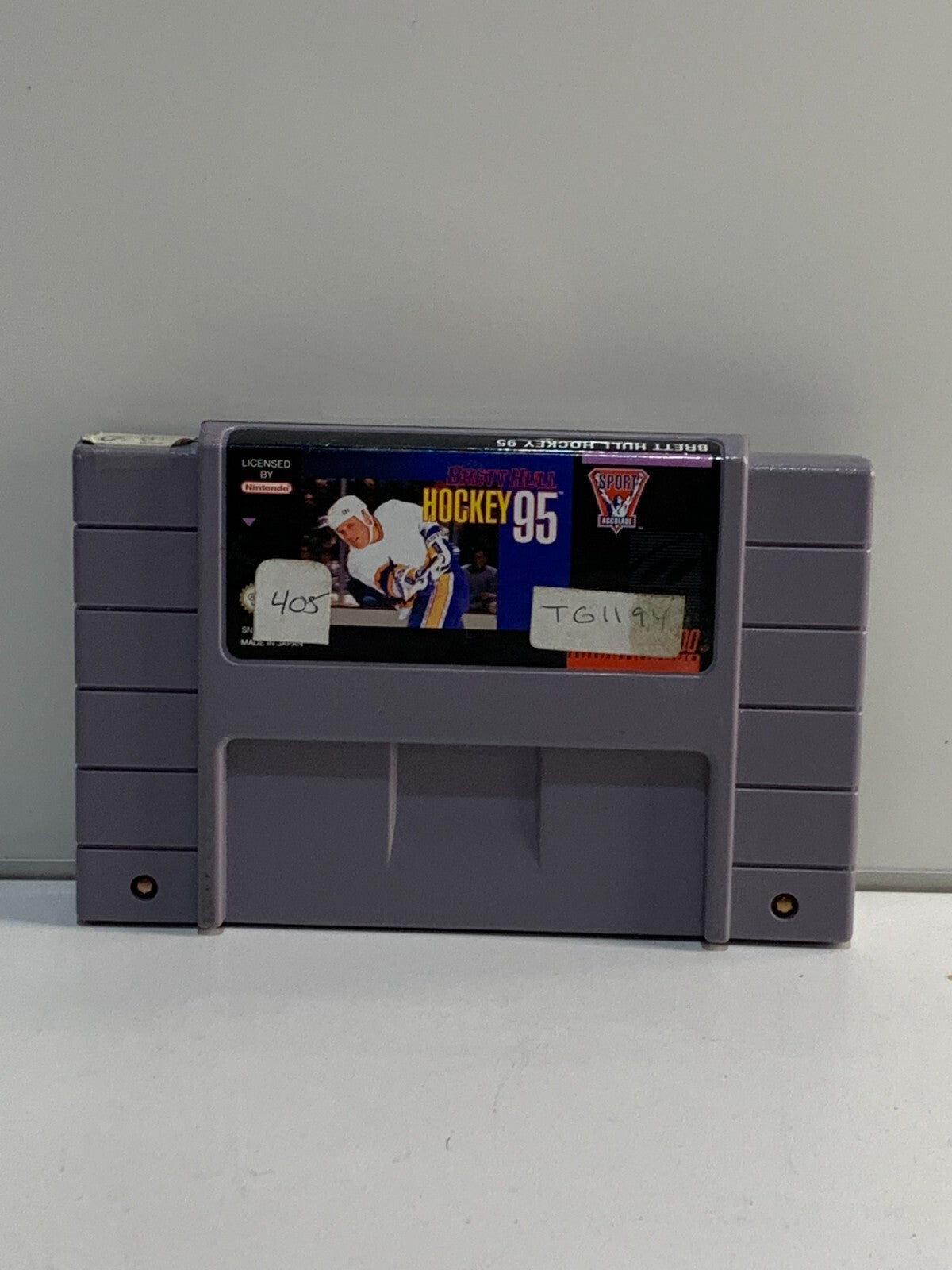 BRETT HULL HOCKEY '95 Super Nintendo SNES