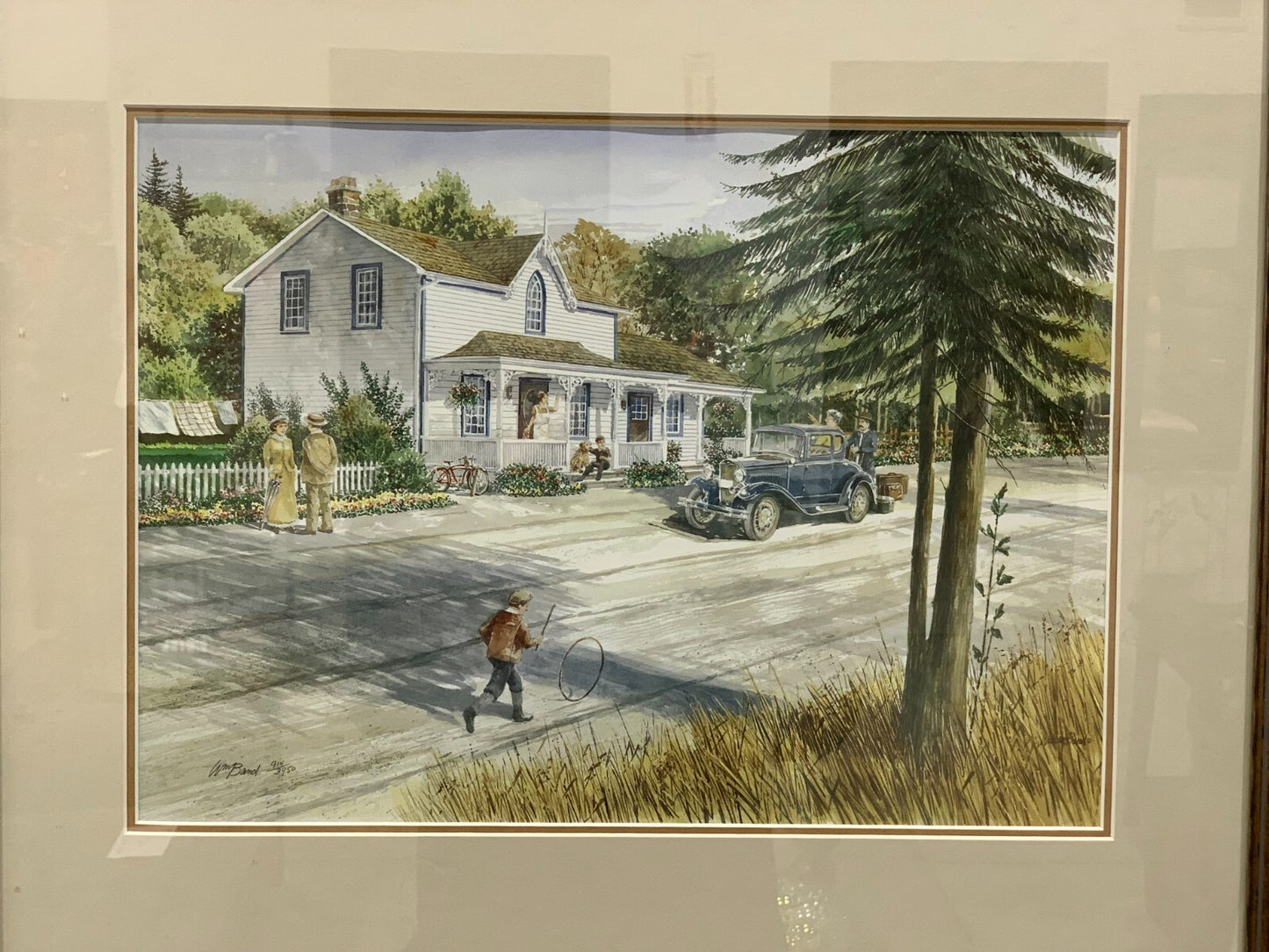 Beautiful Painting Print 914/3950 By William band