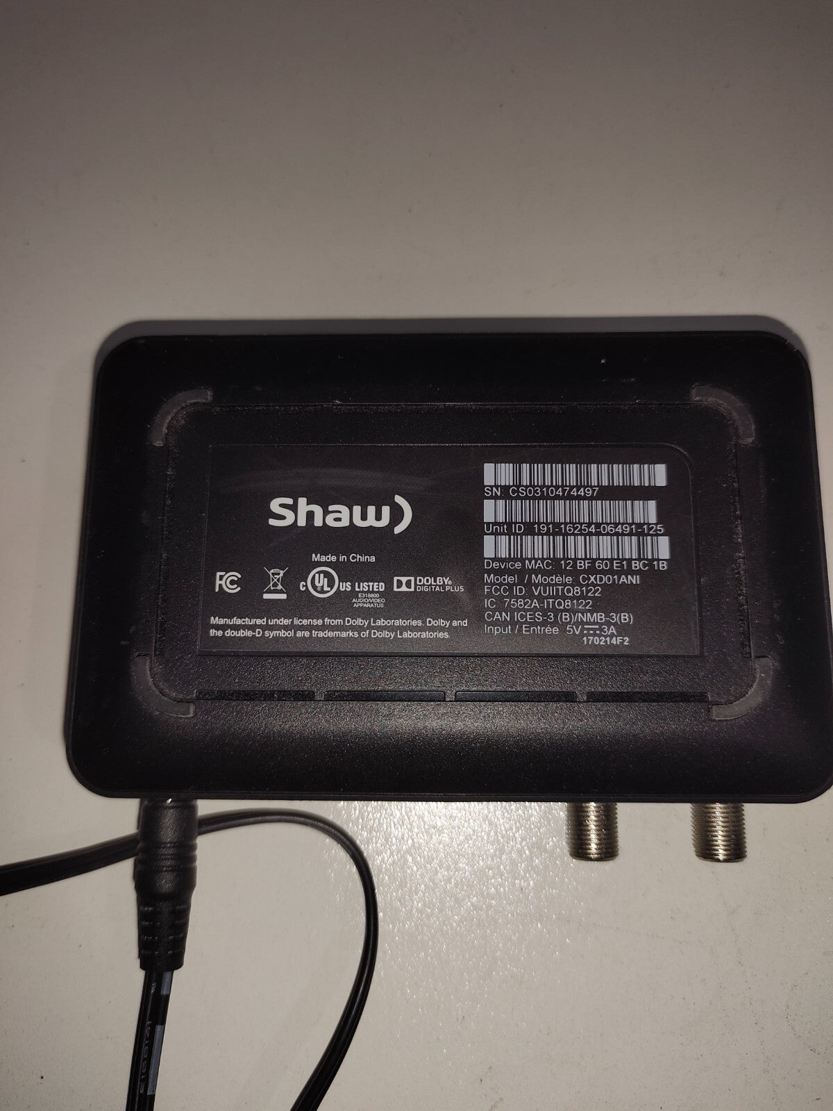 XiD-P Box CXD01ANI With Power Cord