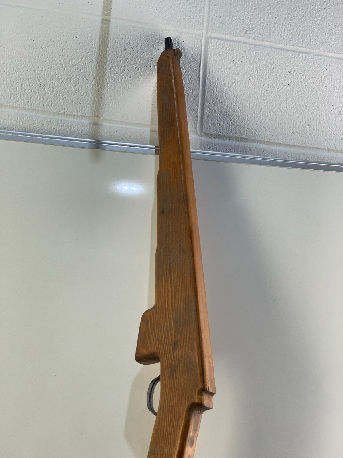 Vintage Wooden Rifle Prop Training Gun Theater Film Display Toy 47" Long