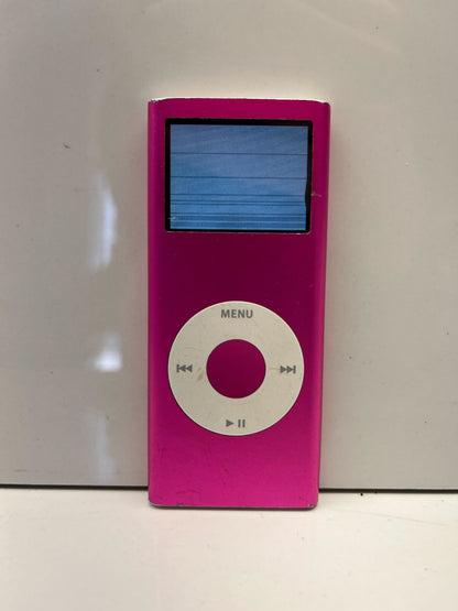 Apple iPod Nano 2nd Generation 4GB Pink A1199 Bad Screen