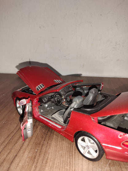 Maisto Mercedes-Benz SL-Class - Maroon - 1:18 Scale - Diecast Model Car
