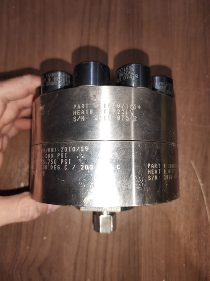 Schlumberger 25K PSI H2S High Pressure Filter Assembly - Oilfield Equipment