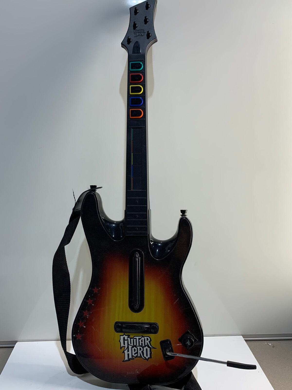 Guitar Hero Wood Red Wood Rock Band Controller Strap Playstation PS3