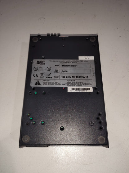 IMC Networks FiberLinX-II,  MediaChassis/ 1, Fiber Optic Media Converter