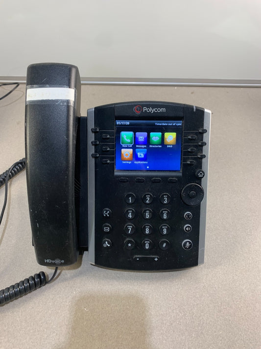 Polycom 2201-46186-001 VVX 410 12-Line IP Phone Gigabit PoE