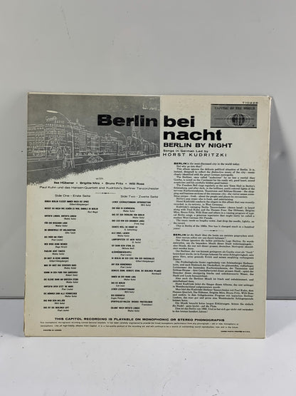 Berlin Bei Nacht, Berlin By Night In German By Horst Kudritzki Record T10228