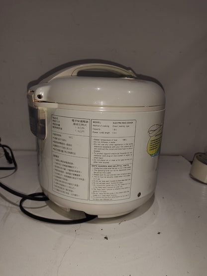 Pacific Automatic Steamer Rice Cooker - Model - MR-180PR